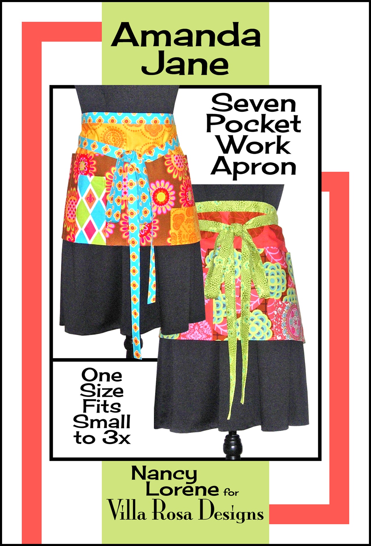 Amanda Jane – Seven-Pocket Work Apron | PDF Sewing Pattern