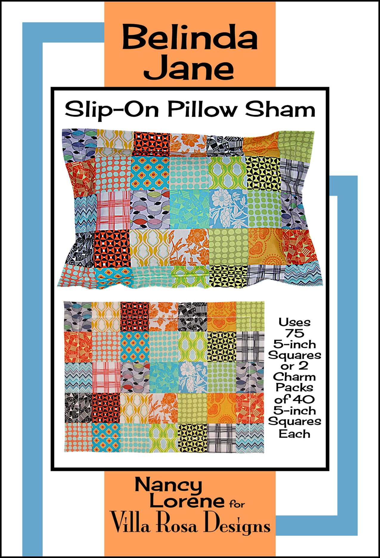 Belinda Jane – Slip-On Pillow Sham | PDF Sewing Pattern