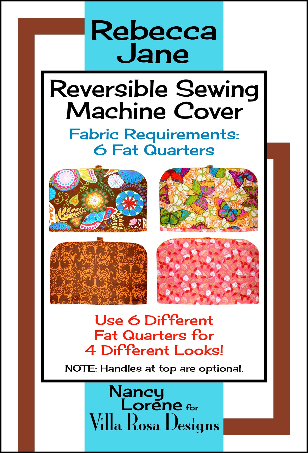 Rebecca Jane – Reversible Sewing Machine Cover | PDF Sewing Pattern