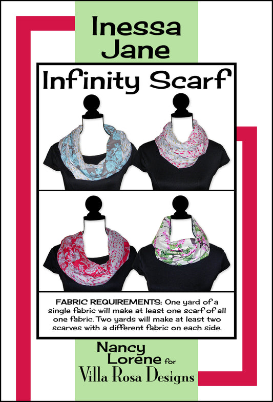 Inessa Jane – Infinity Scarf | PDF Sewing Pattern