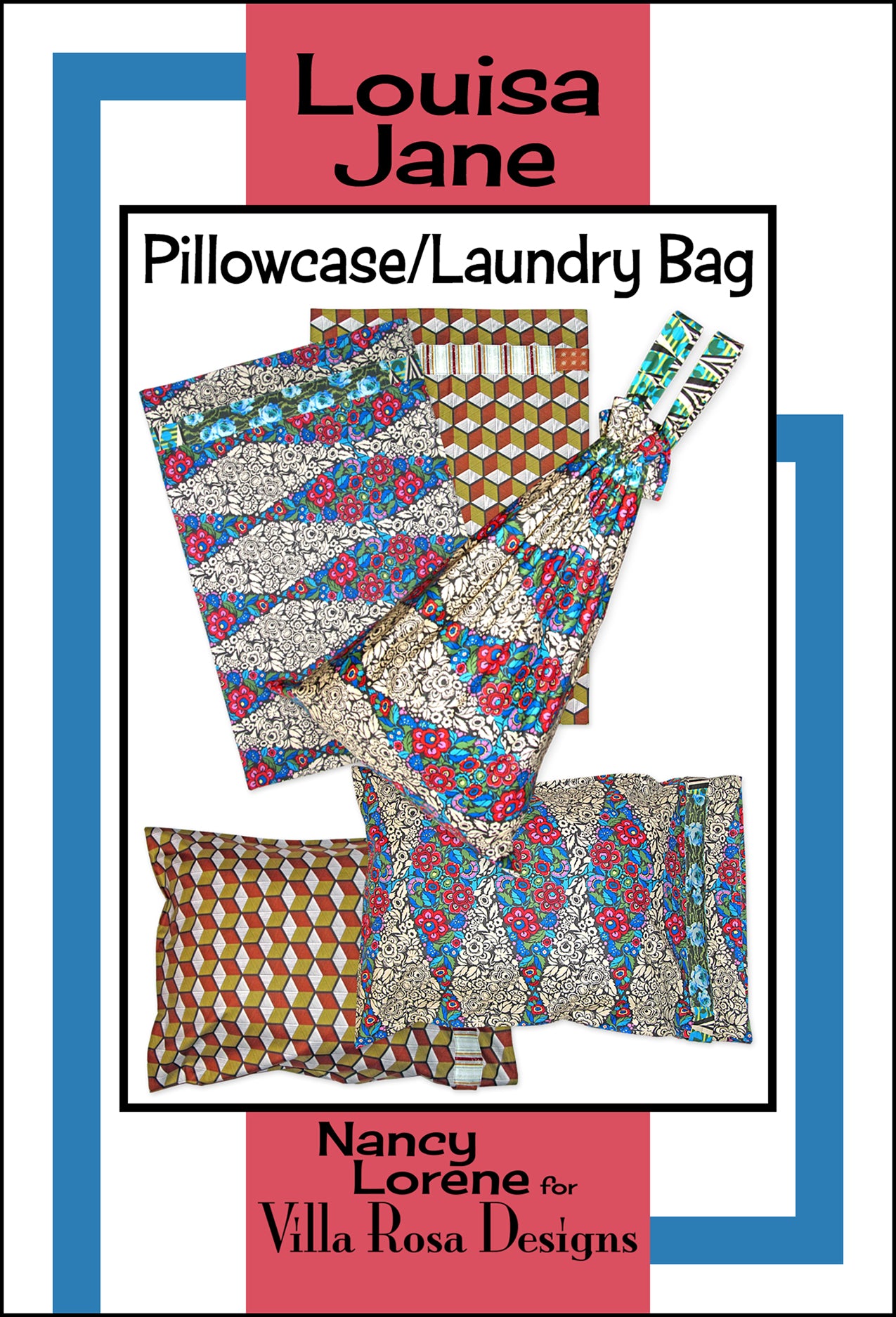 Louisa Jane – Pillowcase & Laundry Bag | PDF Sewing Pattern